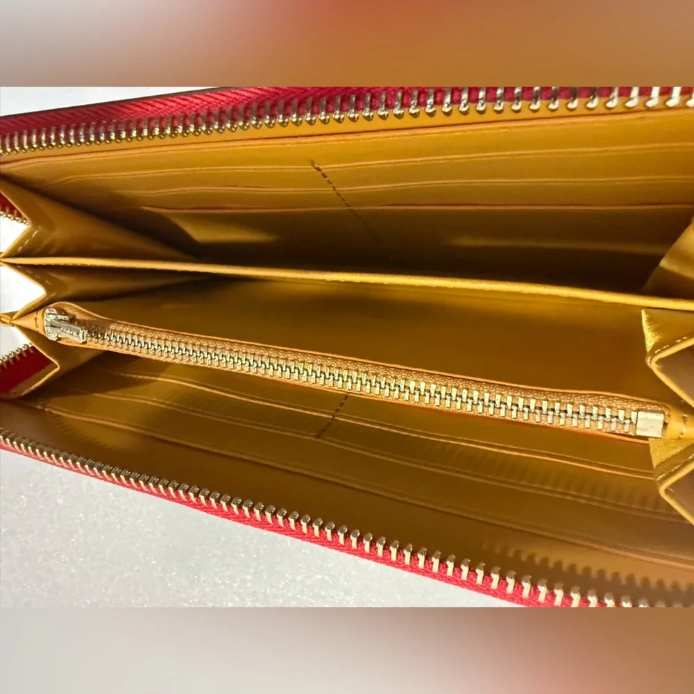 Coach x Disney x Keith Haring UFO Mickey Zip Around Accordion Wallet Wristlet - Picture 13 of 13